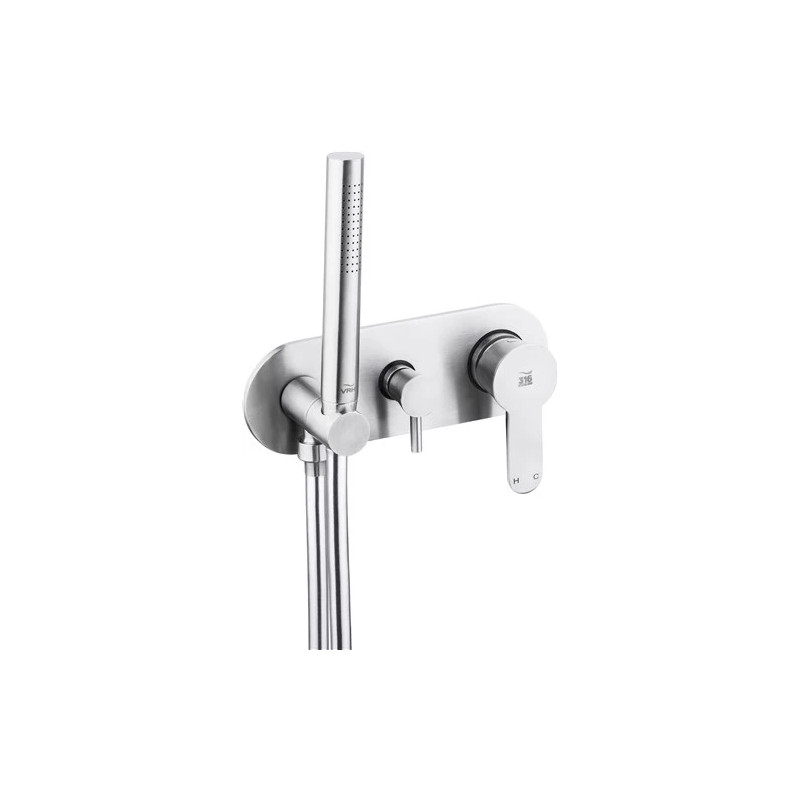 RIVIERA built-in bath and shower mixer tap with diverter and hand shower